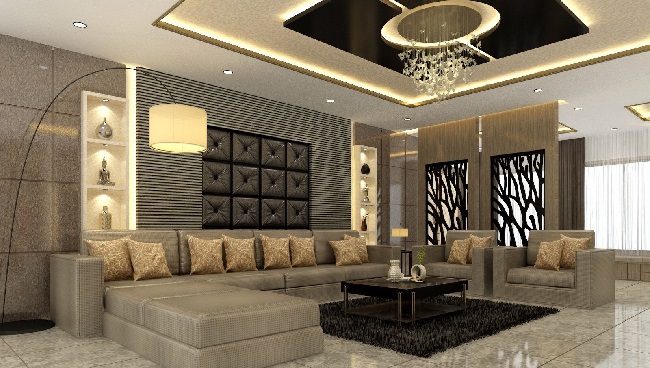 Modern Living Room - Noida